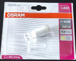 LED Lampe Osram 2.5W = 20W Warmweiss, G9