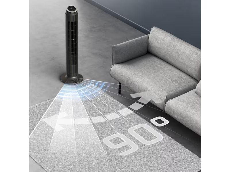 Rowenta Ventilatori: Rowenta Turmventilator Eole Silence Force Schwarz – Nuovo e nell'imballaggio originale da Heimisbach venduto da LIFESTYLE-MORE 4