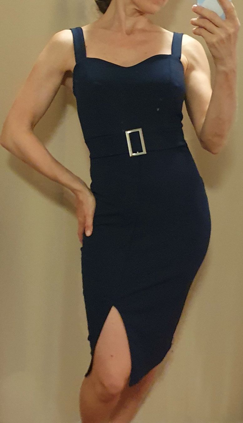 Vestiti: Kleid dunkelblau, elegant Grösse 34 – Usato da Stansstad venduto da InStyle8