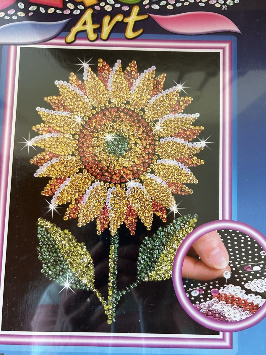 Kit bricolage: Bastelset: Pailletten-Bild - NEU ! – Nuovo e nell'imballaggio originale da Lengnau AG venduto da Mefari 1