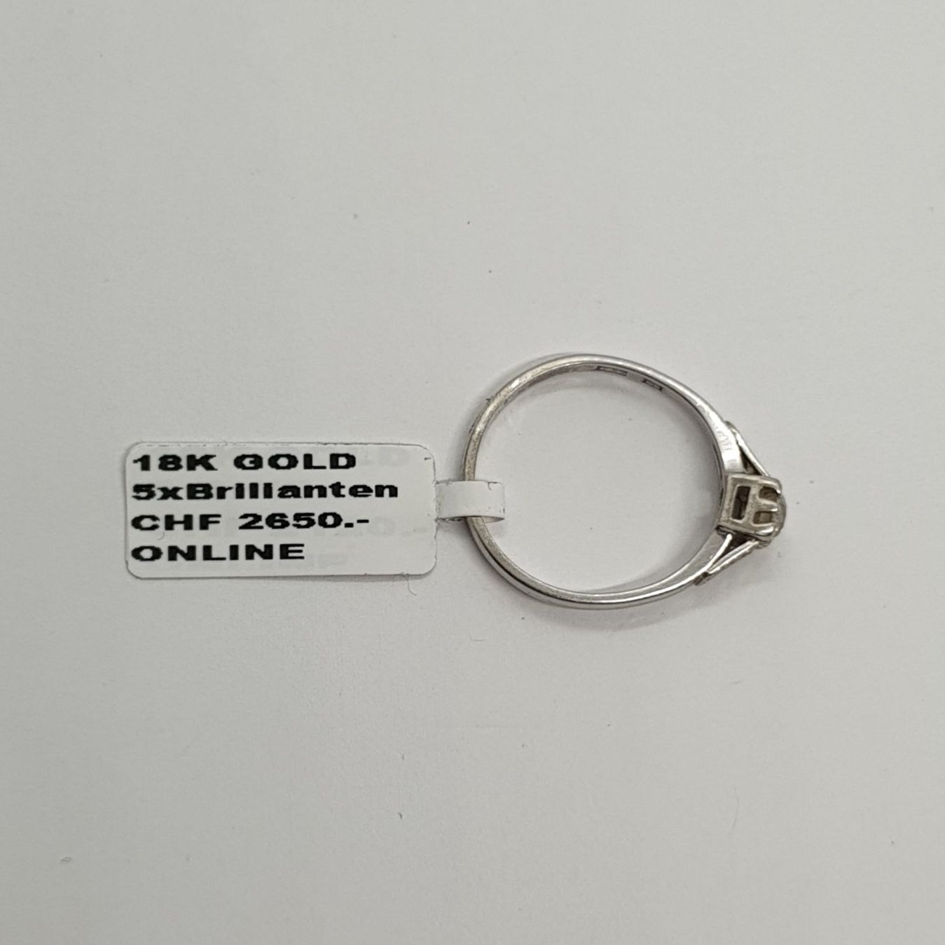 Anelli: Echt 18K Gold - Diamant Ring – Usato da Luzern venduto da Luzern-Goldhaus 1