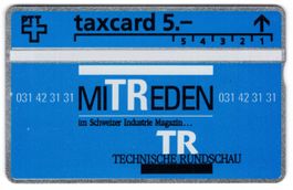 TECHNISCHE RUNDSCHAU - seltene Firmen Taxcard