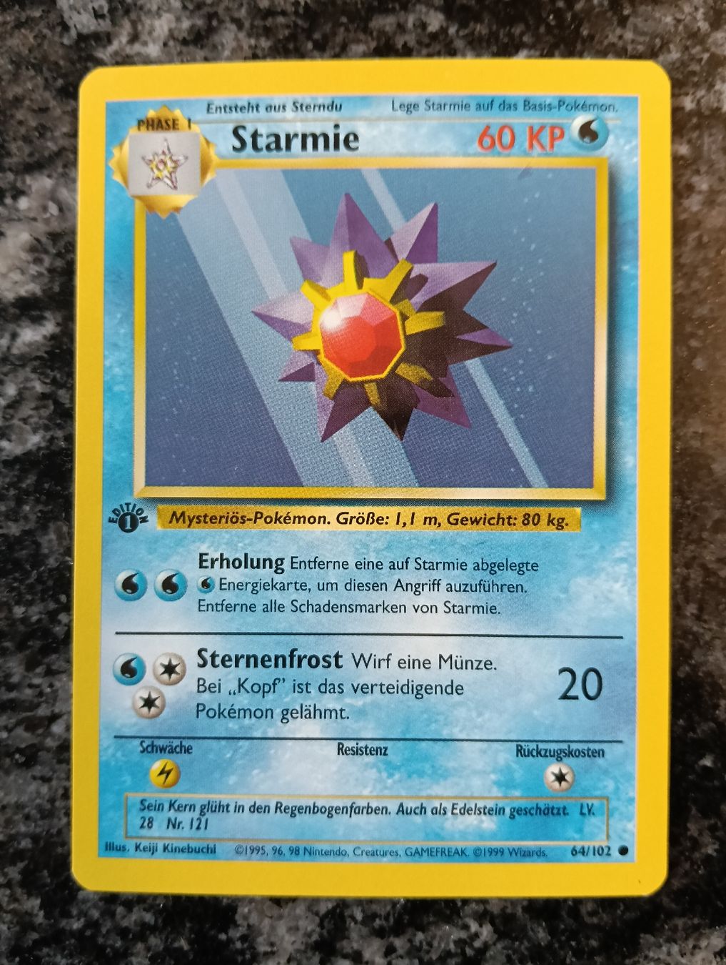 Pokémon Carte collezionabili: Pokemon Base Set 1 Edition  Starmie  – Usato da LEUZIGEN venduto da mic_sdh5