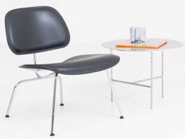 Vitra LCM Sessel mit Leder von Charles & Ray Eames