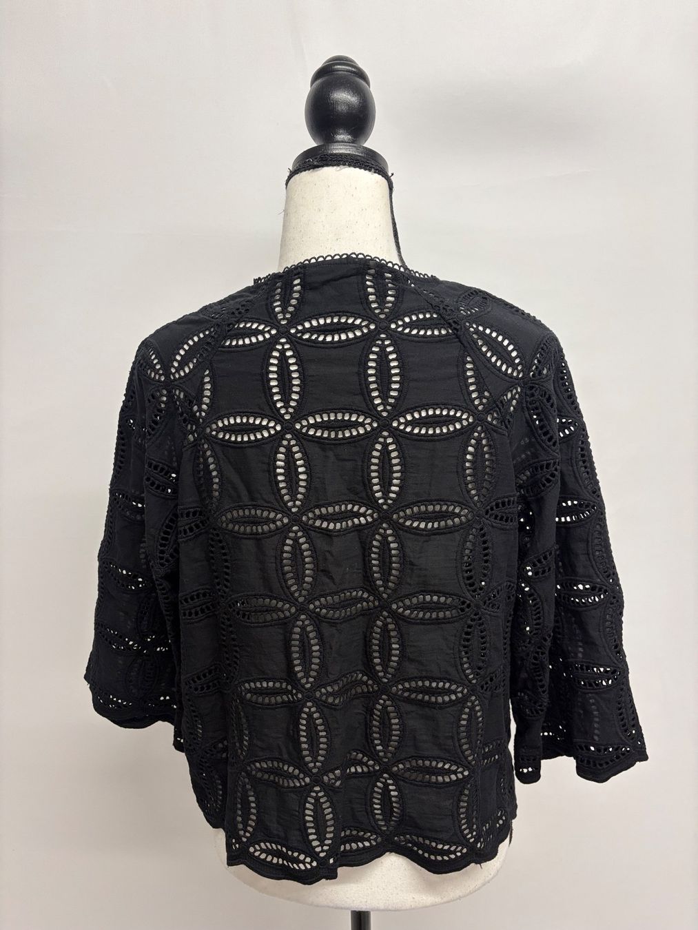Next Camicette: Next Boho Bluse Lochstickerei Gr. 38 schwarz – Nuovo (secondo la descrizione) da Regensdorf venduto da secondchancefashion 3