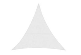 Dreieck-Sonnensegel 3.6x3.6x3.6m weiss 100% Polyester NEU!