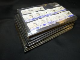 Schweizer Briefmarken Dubletten auf Steckkarten 2006-2008