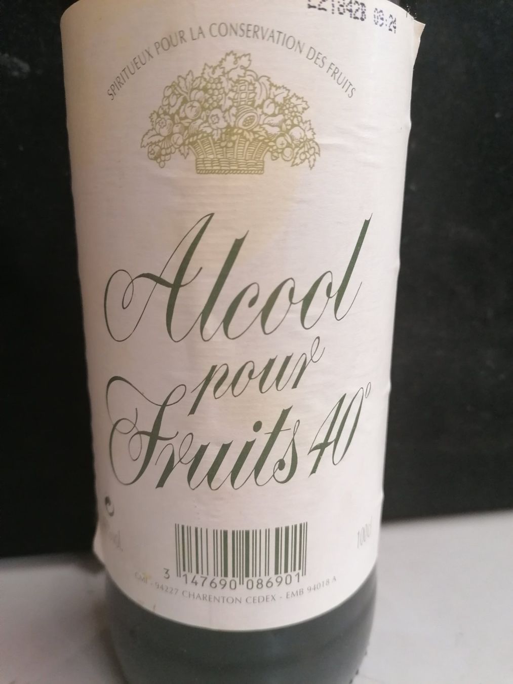 Bevande alcoliche: ALCOOL POUR FRUITS – Usato da Genève venduto da Leboucheoreilles 1
