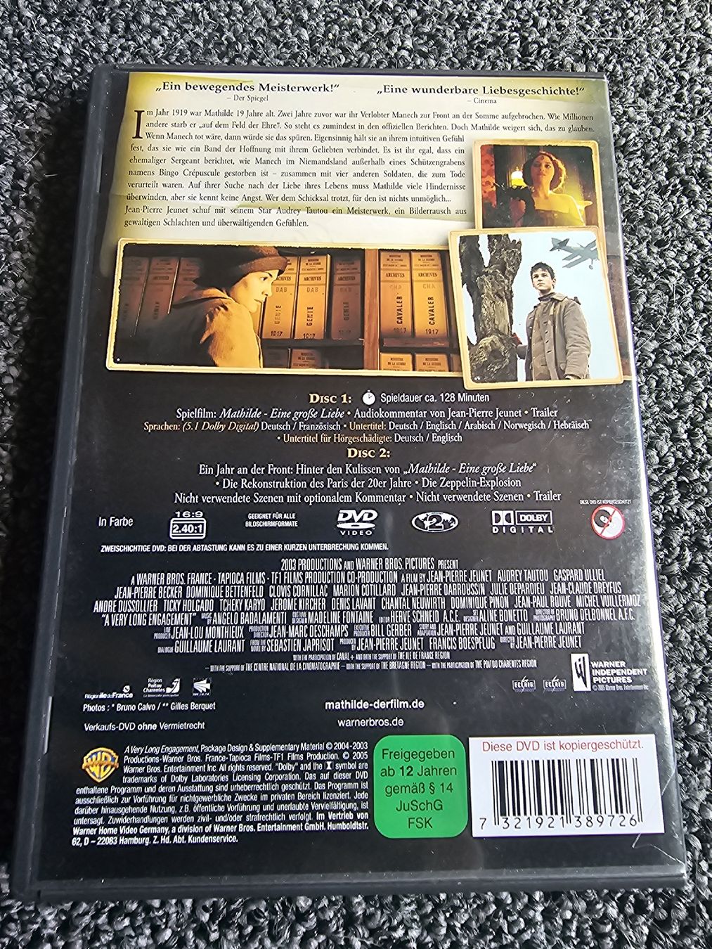 Tutti i DVDs: DVD Mathilde Eine Grosse Liebe(22057) – Usato da Ruswil venduto da jan_bxl5 1