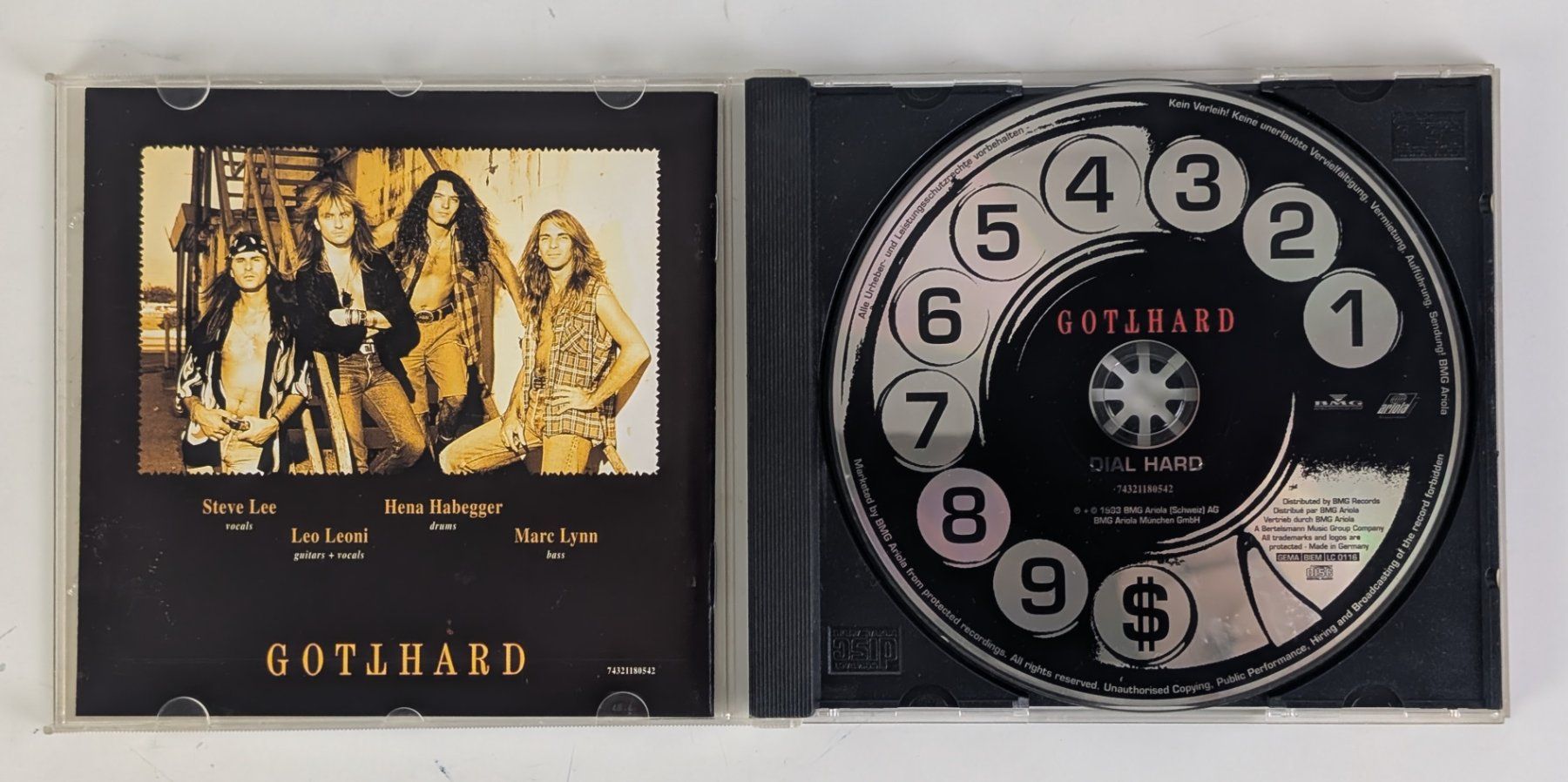 CD: Gotthard - Dial Hard CD - Top – Usato da Zürich venduto da 1.Simon 2