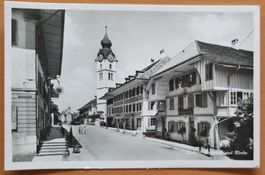 Huttwil - Dorfpartie und Kirche