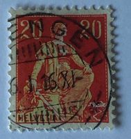 Nr.108 Helvetia mit Schwert Vollstempel