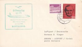 Erstflug Lufthansa Düsseldorf - Ankara 1961