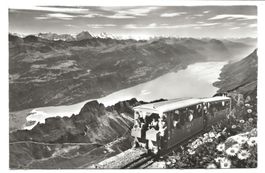 Brienz (BE) Rothorn - Bahn - Brienzersee  Foto Gyger um 1940