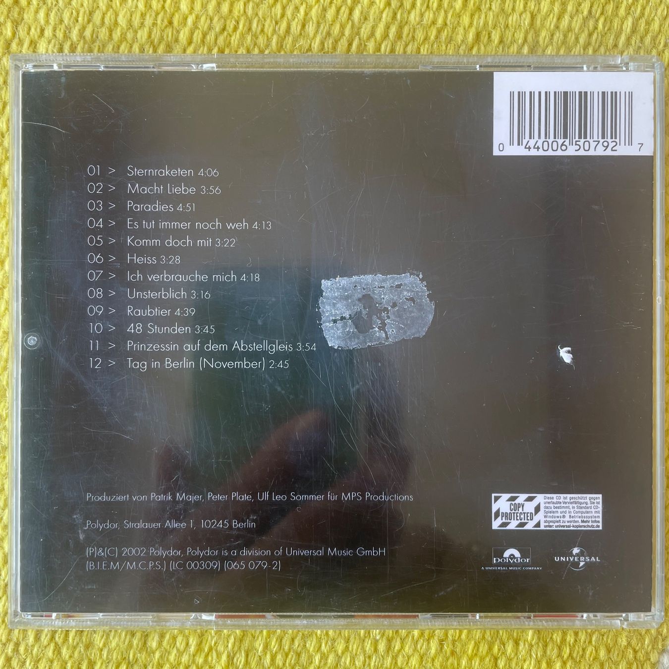 CD: ROSENSTOLZ-MACHT LIEBE – Usato da Rorschacherberg venduto da CD-Roli 1