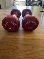 Body Shape Hanteln 2x 2 kg Rot Fitness
