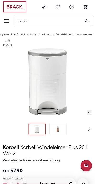 Poubelles: Korbell 26 Liter Windeleimer – D'occasion à Ehrendingen par 50sedi 1