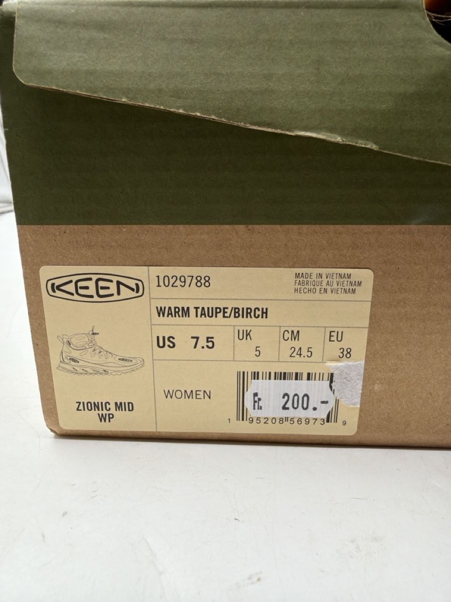 Keen Scarpe da donna: Wanderschuhe Keen Zionic Mid WP Damen Grösse 38 neu – Nuovo e nell'imballaggio originale da Sirnach venduto da Gin_kobi02 4