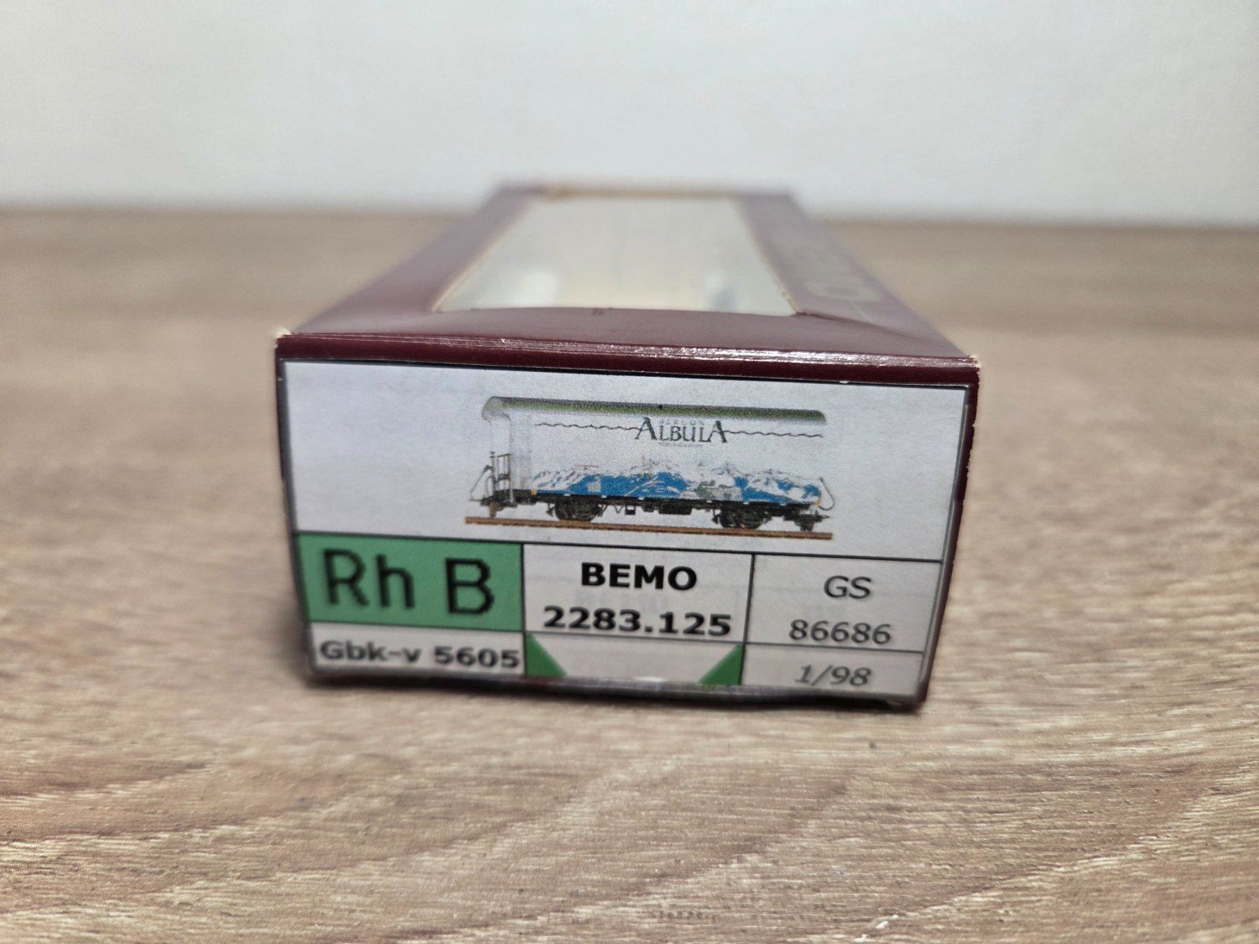 Bemo Modellini di ferrovie: Bemo 2283.125 Güterwagen Albula H0m – Usato da St-Aubin-Sauges venduto da Lo_Go 6
