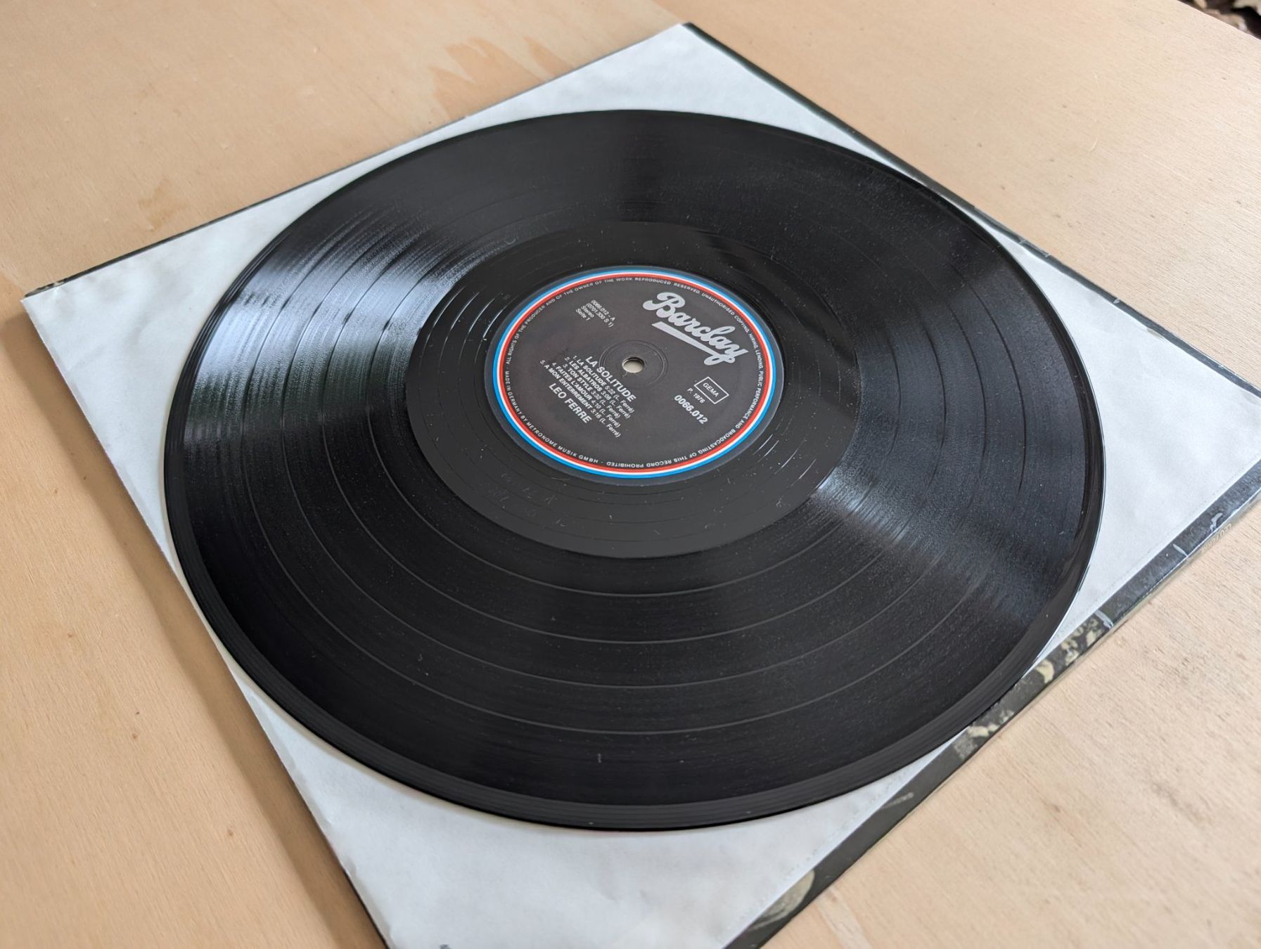 Dischi in vinile: Leo Ferre – La Solitude – Usato da Ebikon venduto da kisuM 3