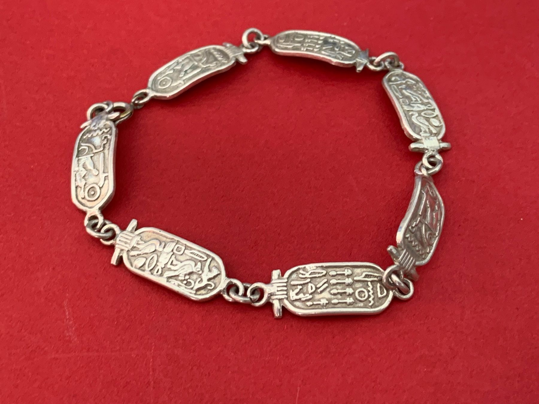 Bracciali & Braccialetti: Armband ägyptisch Hieroglyphen 20 cm – Usato da Dittingen venduto da Bijoubelle
