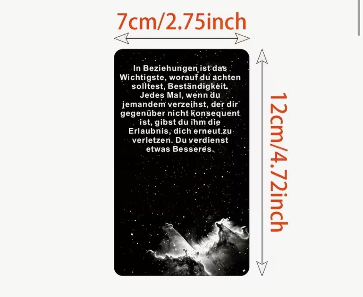 Libri: Karten-Deck: Botschaften aus dem Universum -Esoterik – Nuovo e nell'imballaggio originale da Teufenthal AG venduto da MeineSchatztruhe 4