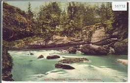Toggenburg - Naturbrücke bei Krummenau - Litho