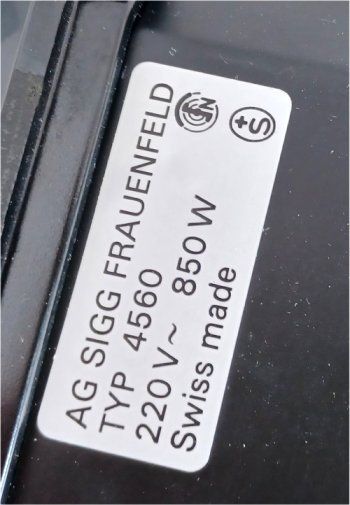 Sigg Elettrodomestici da cucina: SIGG Warmhalteplatte Swiss Made Chauffe-Plat -E77 – Usato da Morges venduto da vimajes12 2