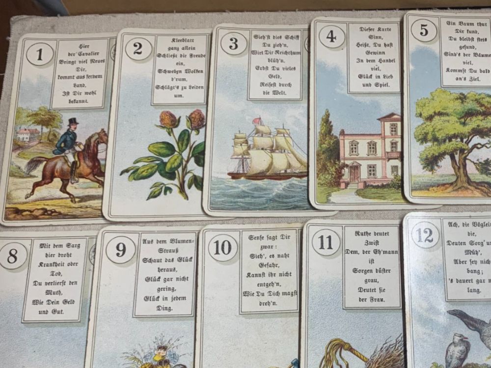 Giochi: Alte Spielkarten - Vecchie carte da gioco. – Usato da Sorengo venduto da 74in 4