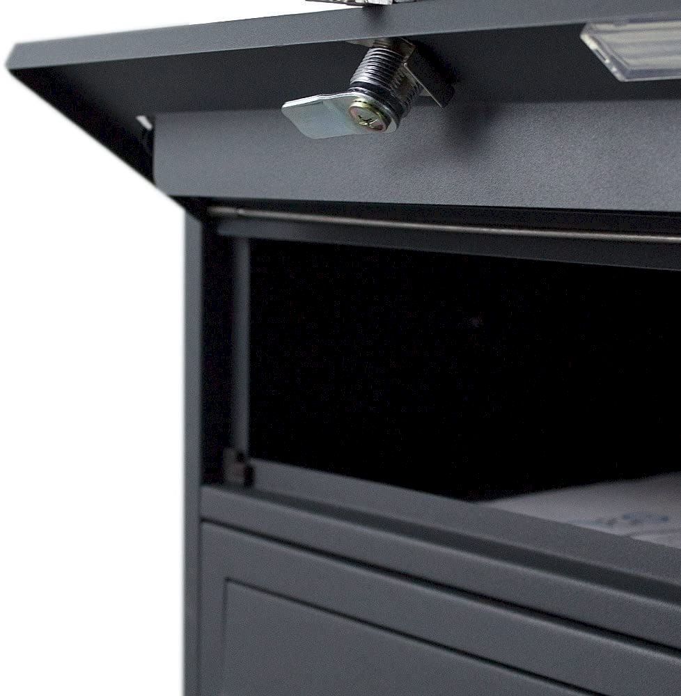 Altro per la casa: Bituxx 4er Standbriefkasten Grau – Nuovo e nell'imballaggio originale da Bottighofen venduto da zaap 4