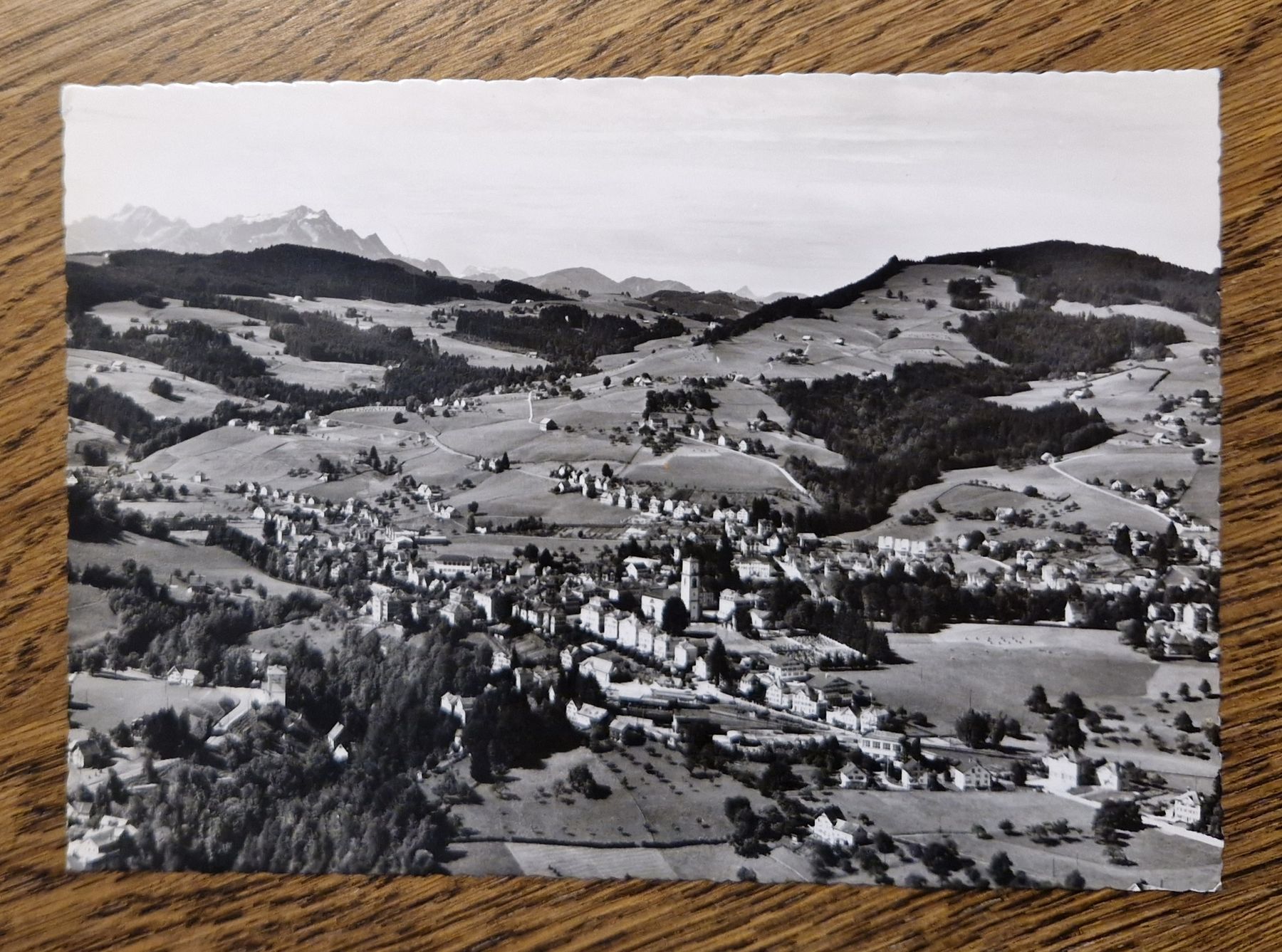 Cartoline postali: Kurort Heiden mit Säntis 1962 – Usato da Ebikon venduto da Donar50