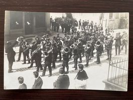 SCHWYZ Fronleichnam, Prozession, Musik, ECHTFOTOKARTE