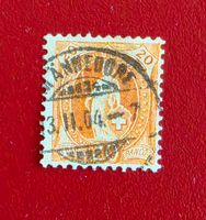 STEHENDE HELVETIA 66E VOLLSTEMPEL MÄNNEDORF ZÜRICH 1904