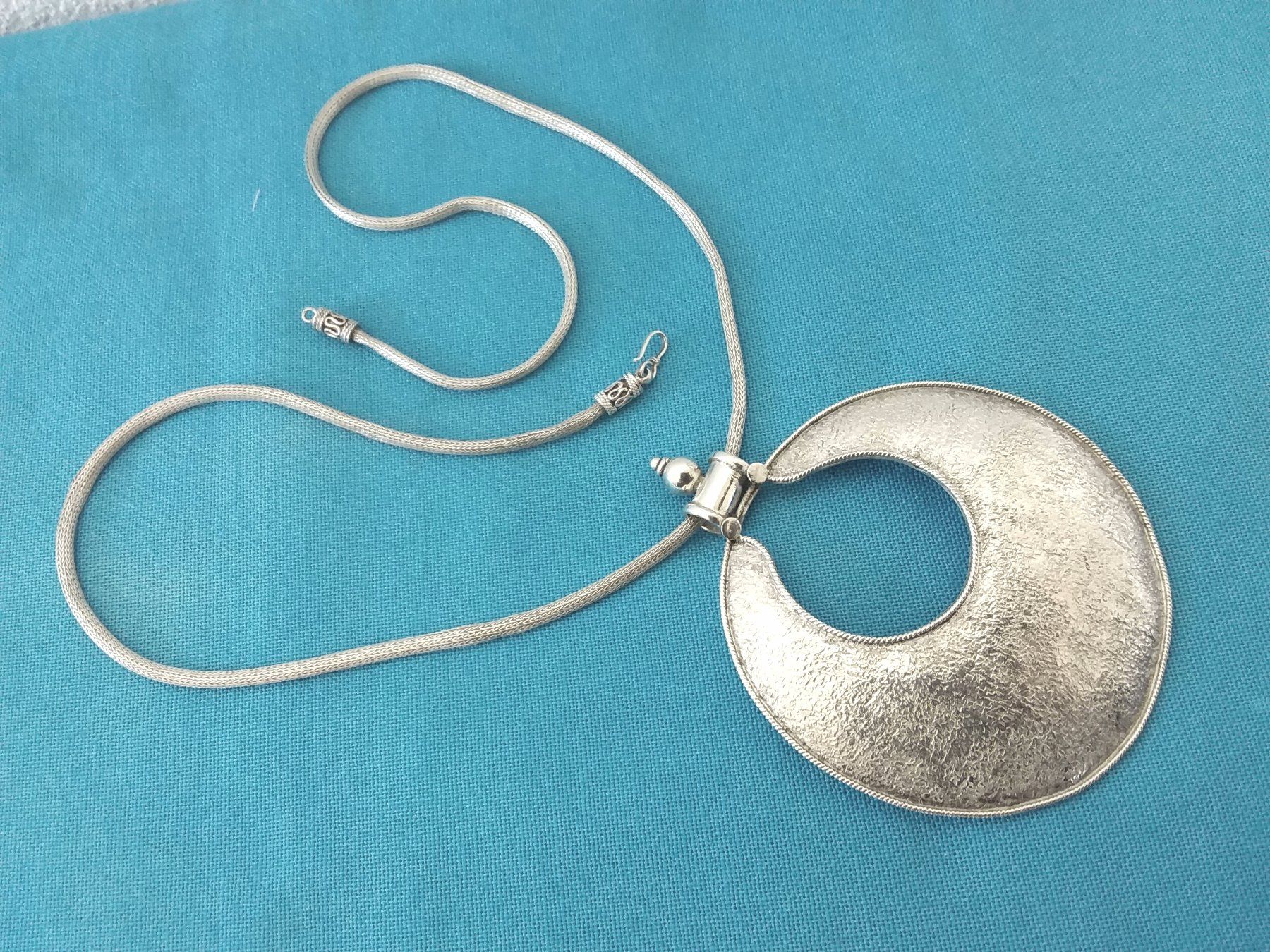 Catenine: Silber Amulett 925 mit Schlangenkette – Usato da Immensee venduto da Btrutmann 2