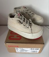 Camper Kids Canvas Sneakers beige Stoff rot 28