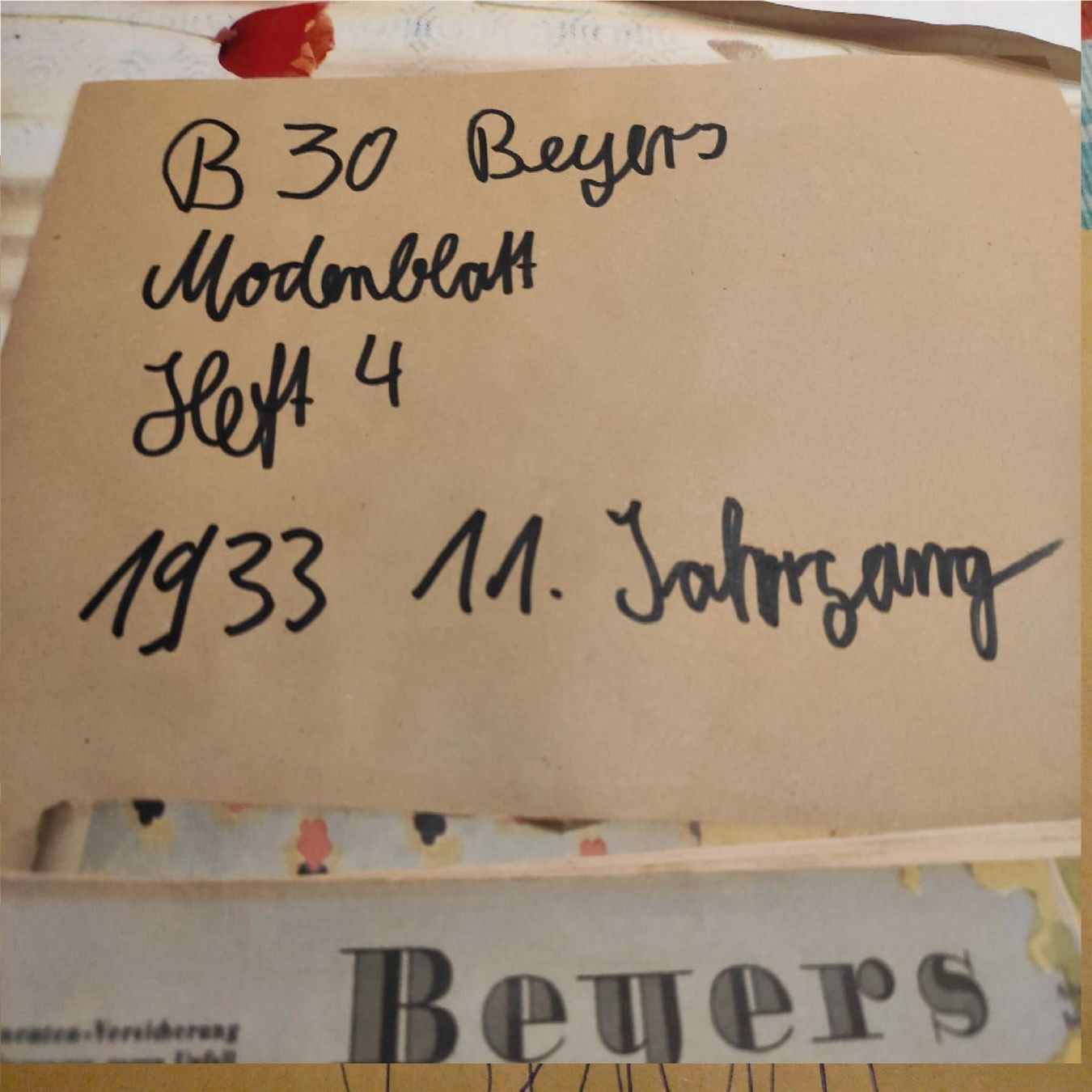 Riviste & Magazine: Bayers Modenblatt 1933 Heft 4 Schneider Handarbeit Design WK – Usato da Luzern venduto da leseratte24 8