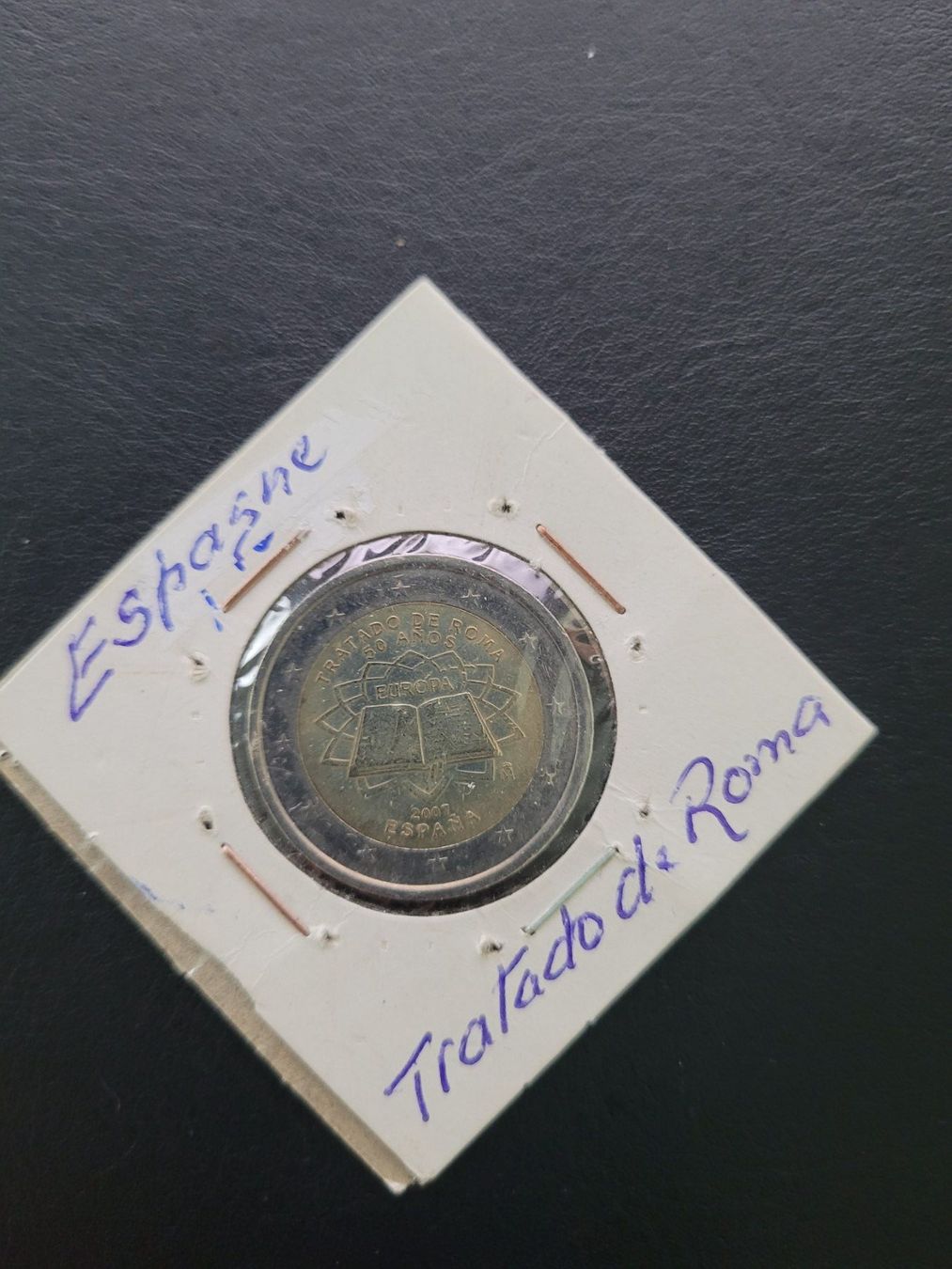 Tutti le monete: 2 EURO Sondermünze Spanien 2007 - "50 years ToR" – Usato da Baar venduto da rjfhz90
