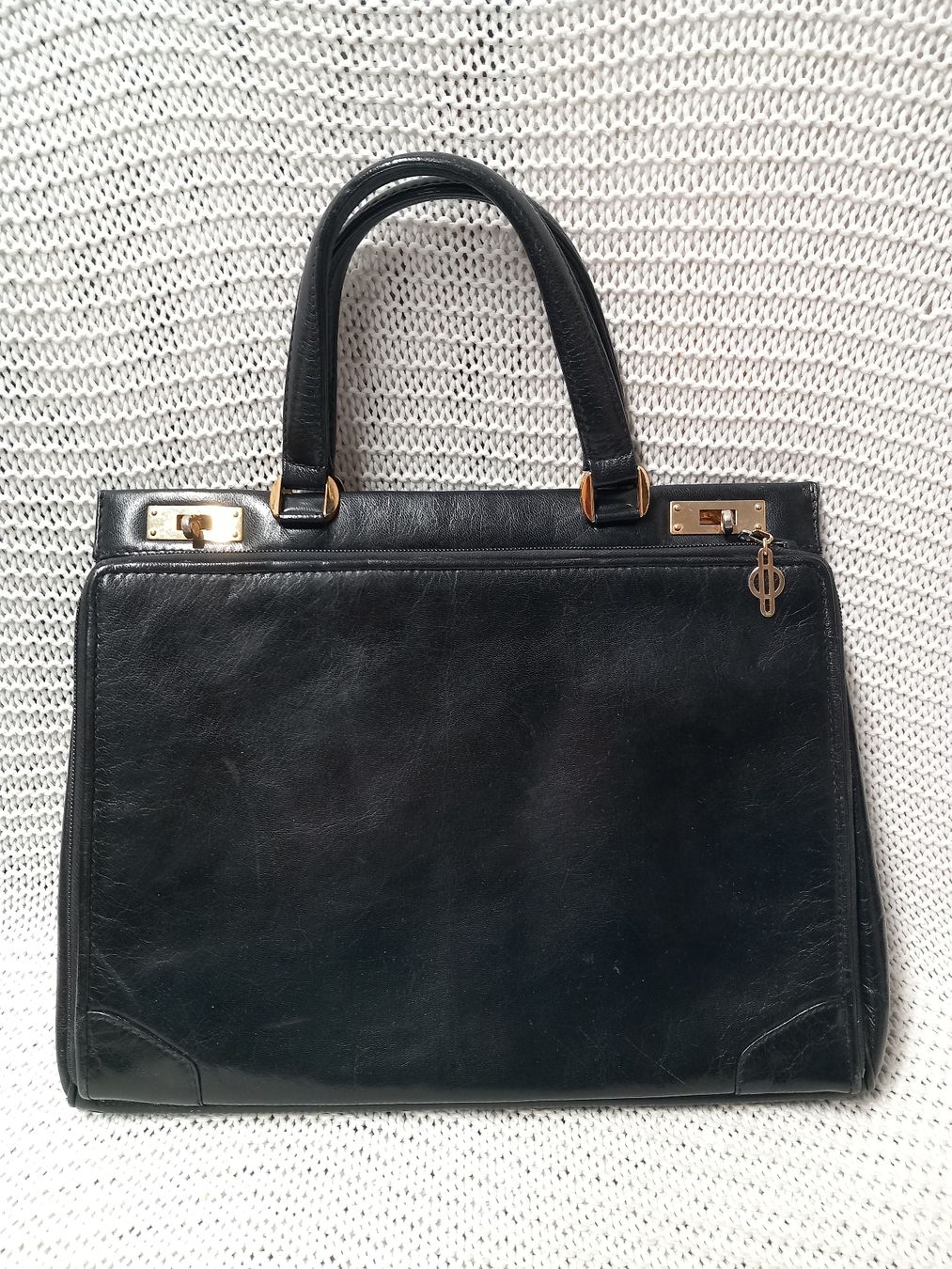 Bally Borse da donna: BALLY Vintage Echt-Leder Handtasche, schwarz – Usato da Gwatt (Thun) venduto da umwelt-brocki