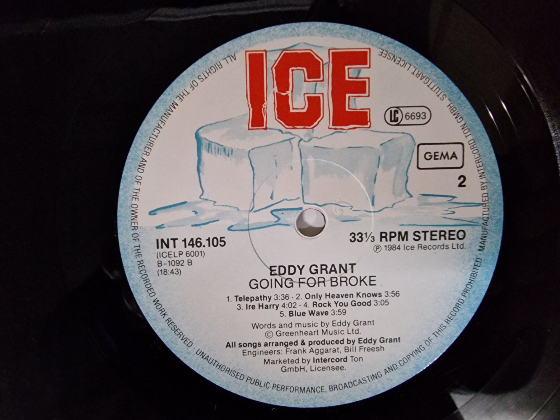 Schallplatten: Eddy Grant LP – Going For Broke – Gebraucht aus Root von atelier22 2