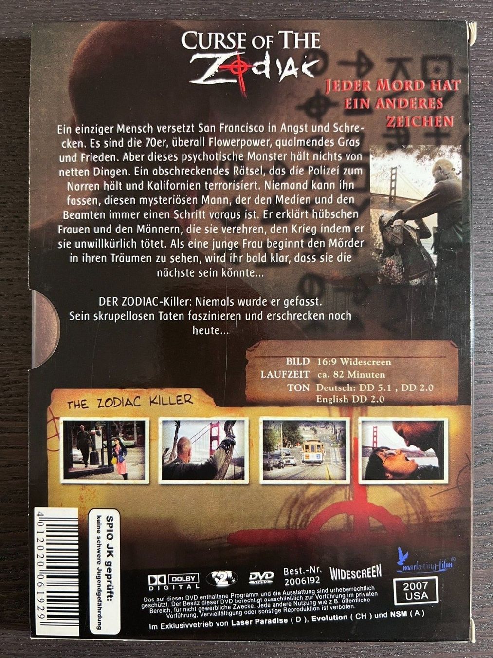Tutti i DVDs: Curse of the Zodiak – Usato da Zürich venduto da FilmFreunde 1