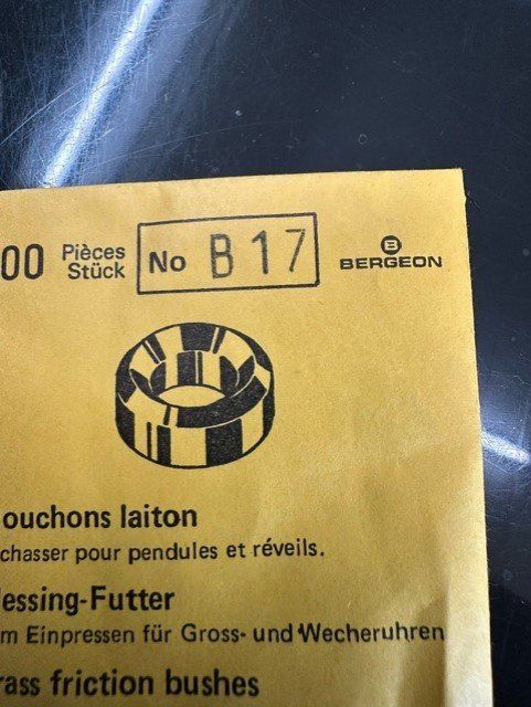 Bergeon Tutti gli attrezzi: BERGEON MESSING FUTTER ORIGINALVERPACKT – Nuovo e nell'imballaggio originale da Ostermundigen venduto da wini63 1