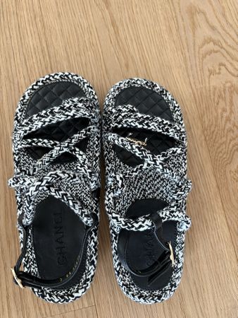 Chanel rope sandals size 39