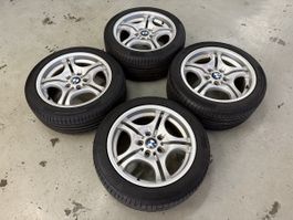 Original BMW E46 M-Paket Alufelgen mit Continental Reifen