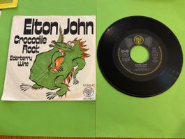 Elton John - Crocodile Rock / Elderberry Wine - Single1972