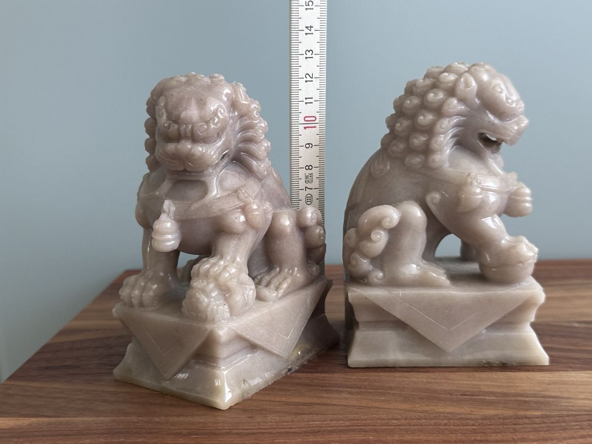 Sculture & Statue: Stone Foo Dogs Statues, Pair – Usato da Zürich venduto da Ddechkovd 4