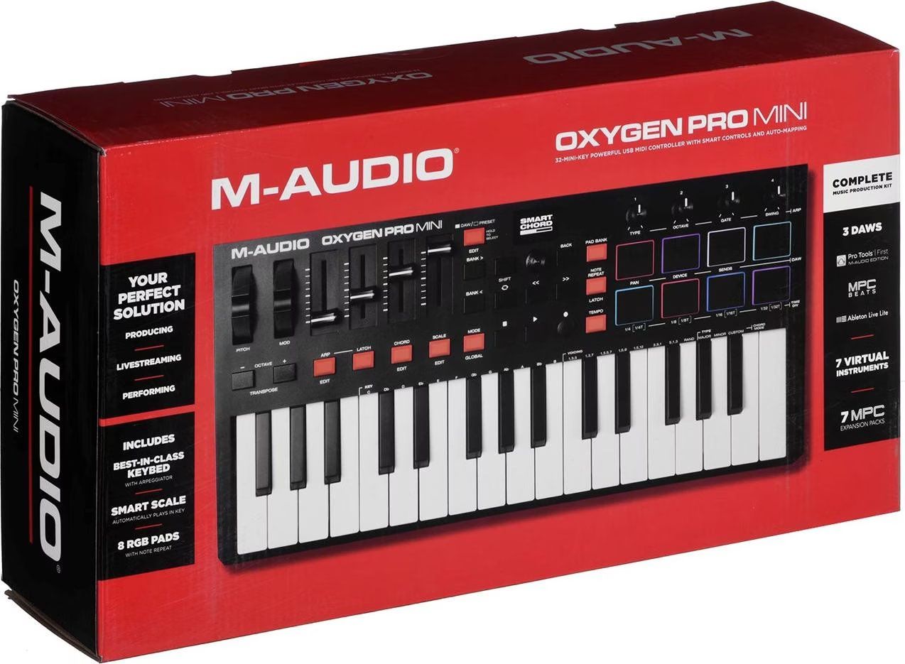 M-Audio Strumenti musicali: M-Audio Oxygen Pro Mini – Nuovo e nell'imballaggio originale da Winterthur venduto da my_username