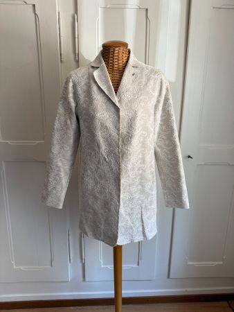 FRIEDA & FREDDIES - Blazerjacke hellgrau-weiss 36