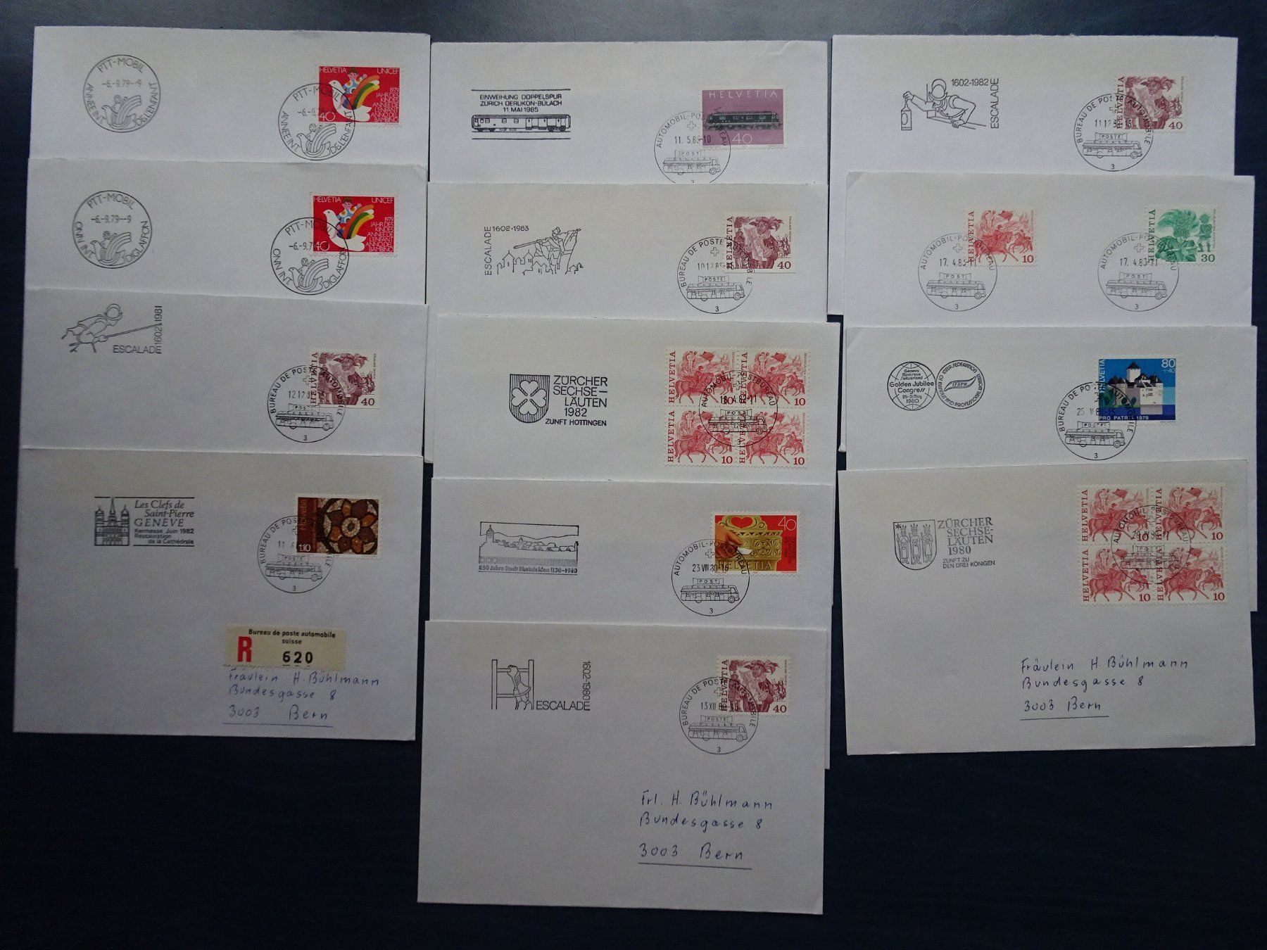 Timbri: Automobil-Postbüro Stempel Nr. 3 – Usato da Aadorf venduto da Chnorli-Furz