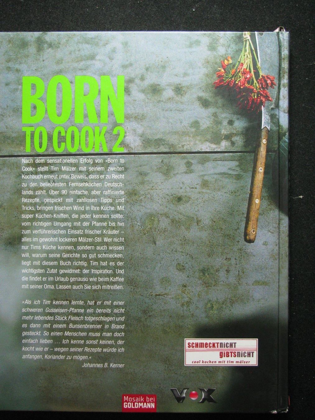 Libri: Tim Mälzer Born To Cook 2 – Usato da Reitnau venduto da Zaomir 1