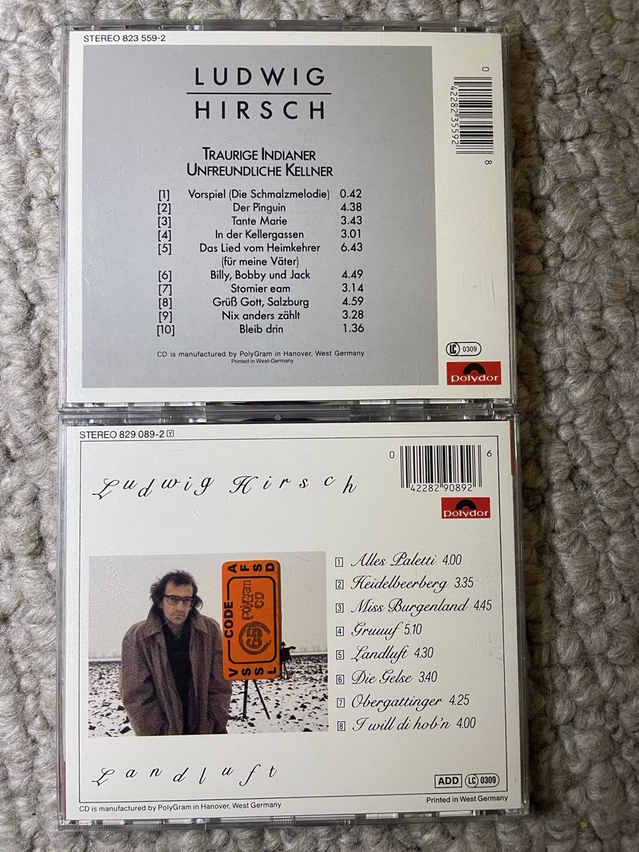 CDs: 2x Ludwig Hirsch  – D'occasion à Reinach AG par trigger7811 2